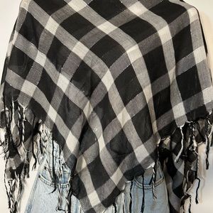 Checkerboard Large Square Scarf